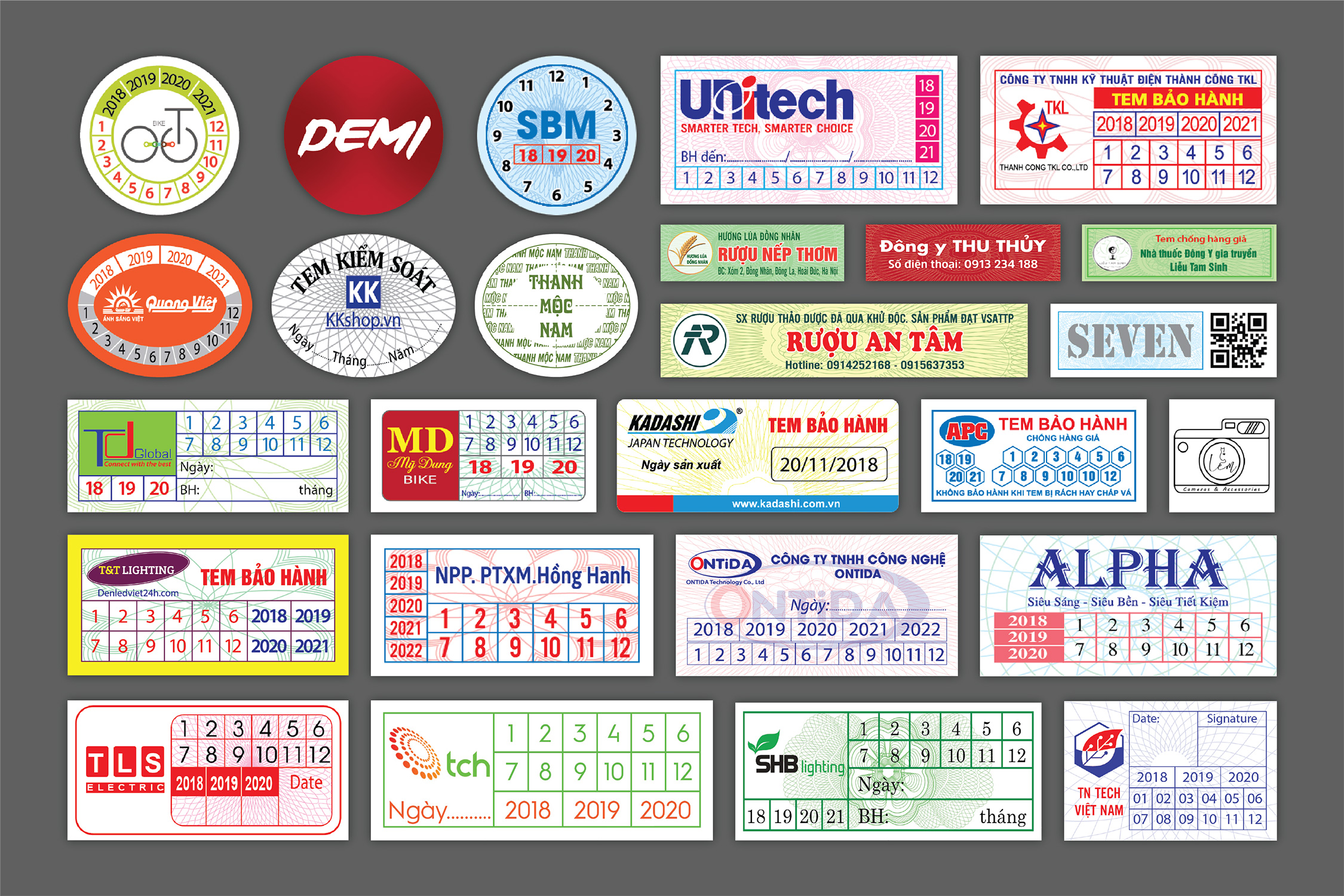 In decal theo yêu cầu