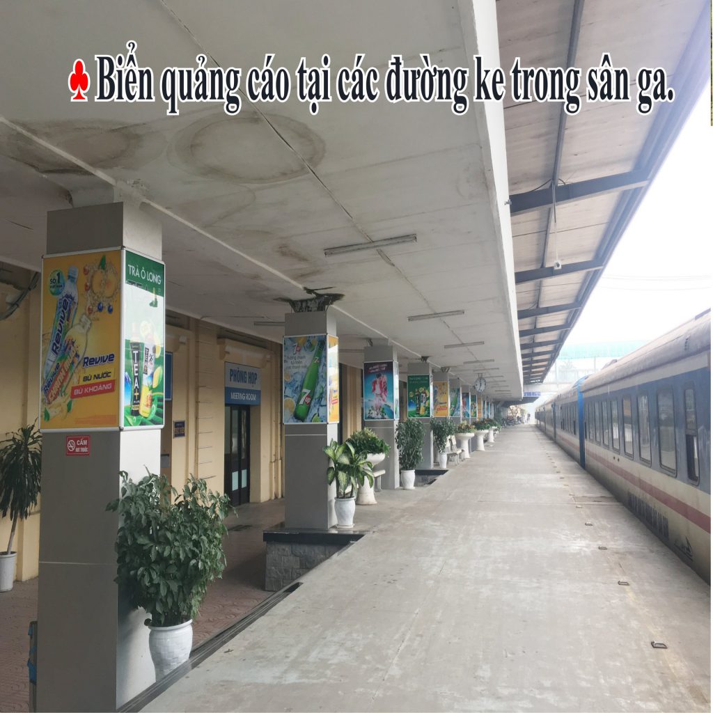 Quảng cáo trên tàu hoả như thế nào
