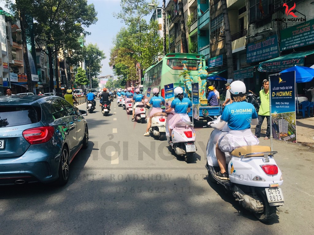 Tổ chức roadshow xe máy