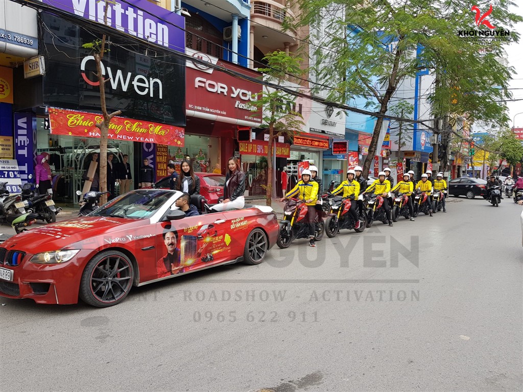 Tổ chức roadshow xe máy Tổ chức roadshow xe máy