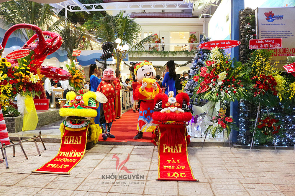 Múa lân khai trương Múa lân khai trương