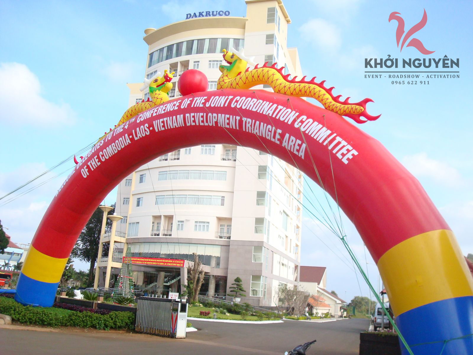 Cổng hơi khai trương
